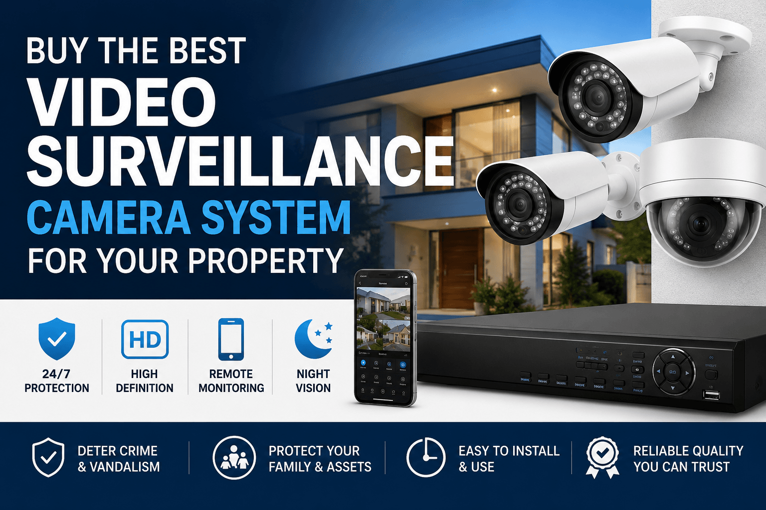 Buy the Best Video Surveillance Camera System for Your Property