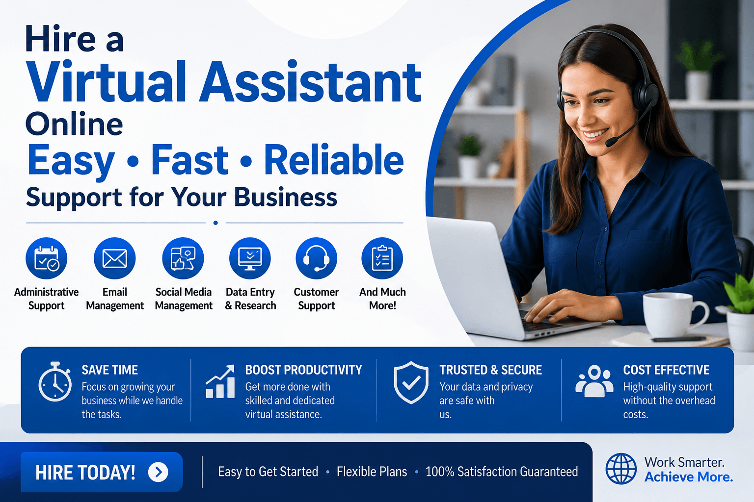 Hire a Virtual Assistant Online Easy Fast and Reliable Support for Your Business