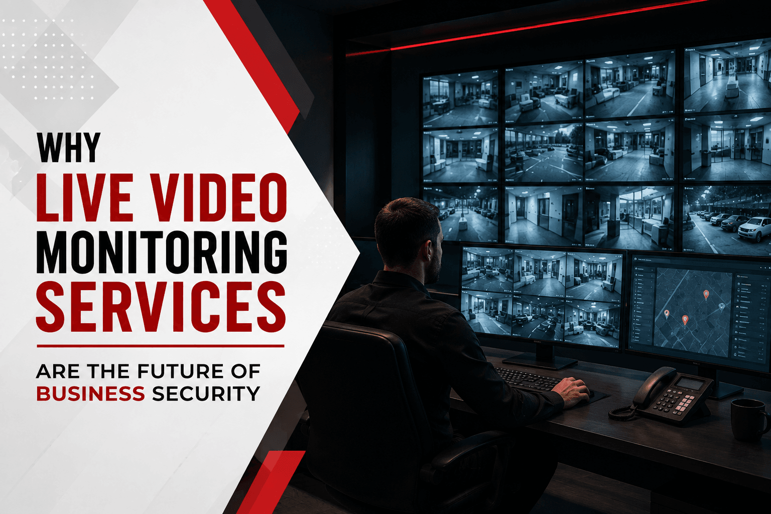 Why Live Video Monitoring Services Are the Future of Business Security