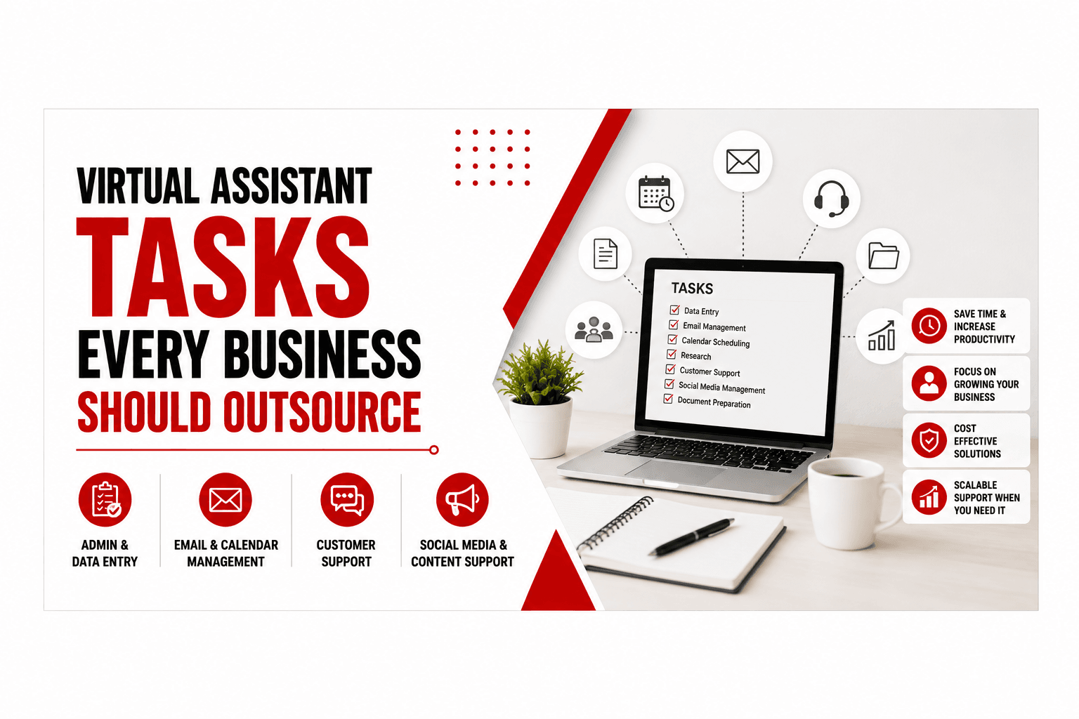 Virtual Assistant Tasks Every Business Should Outsource