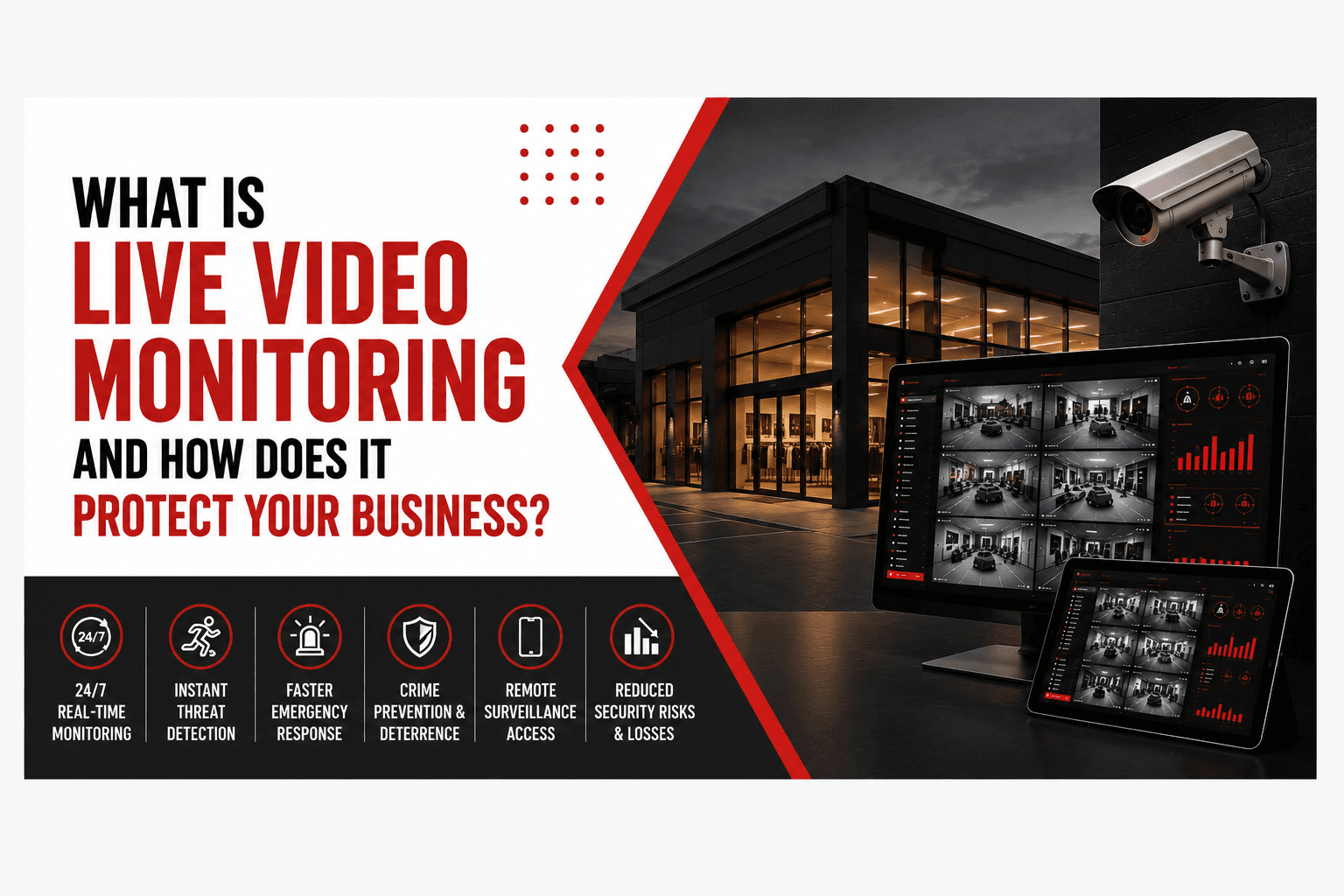 What Is Live Video Monitoring and How Does It Protect Your Business?