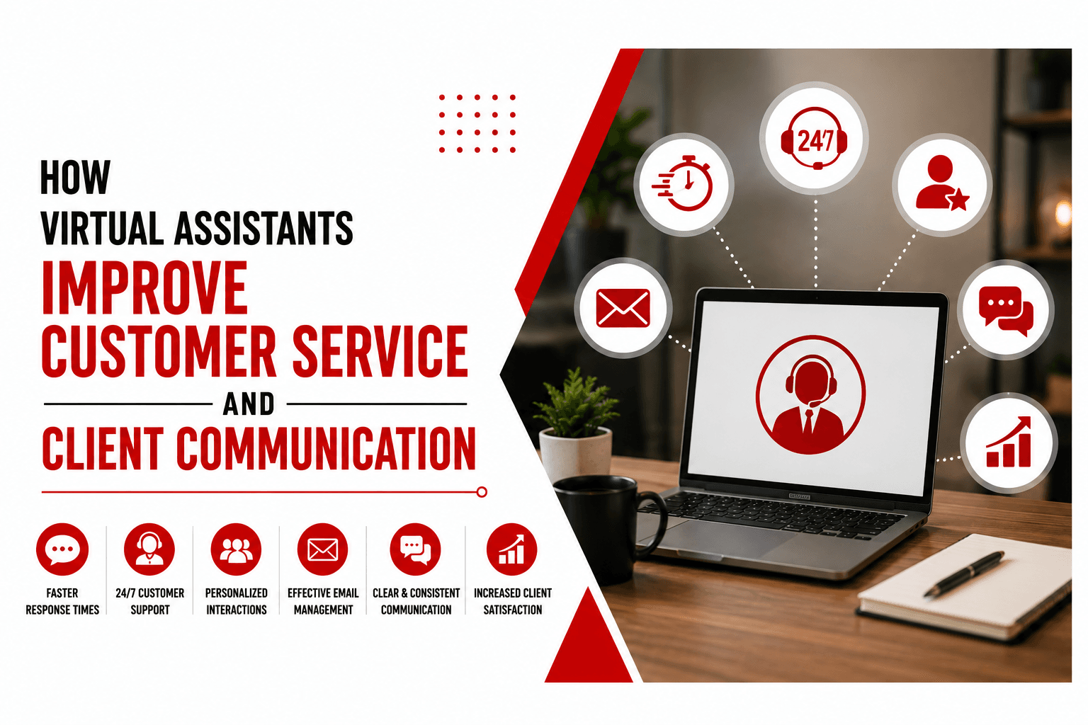 How Virtual Assistants Improve Customer Service and Client Communication