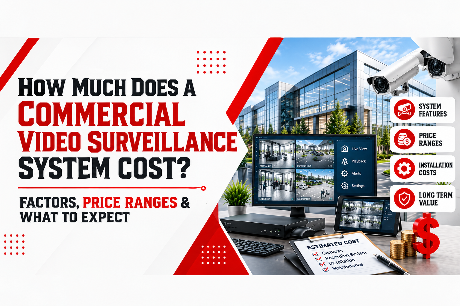 How Much Does a Commercial Video Surveillance System Cost?