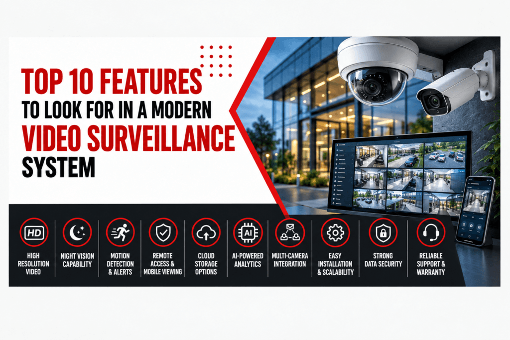 Modern Video Surveillance Features